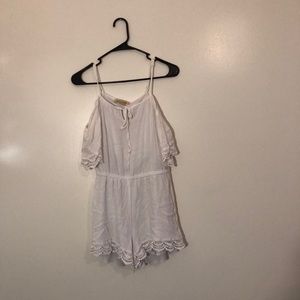 White laced romper [Size Small]